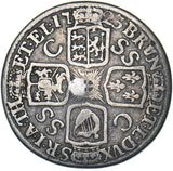 1723 SSC Shilling (2nd Bust) - George I British Silver Coin