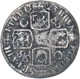 1723 SSC Shilling (2nd Bust) - George I British Silver Coin