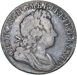 1723 SSC Shilling (C Over SS) - George I British Silver Coin - Nice