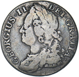 1745 Shilling (Roses) - George II British Silver Coin