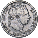 1816 Shilling - George III British Silver Coin