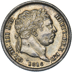 1816 Shilling (Gilded) - George III British Silver Coin