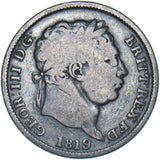 1819 Shilling - George III British Silver Coin