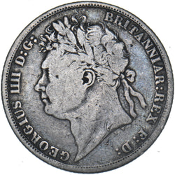 1821 Shilling - George IV British Silver Coin