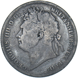 1825 Shilling - George IV British Silver Coin