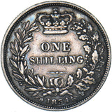 1834 Shilling - William IV British Silver Coin - Nice