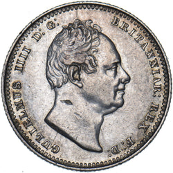 1836 Shilling - William IV British Silver Coin - Nice