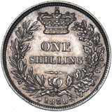 1838 Shilling - Victoria British Silver Coin - Very Nice