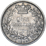 1842 Shilling - Victoria British Silver Coin