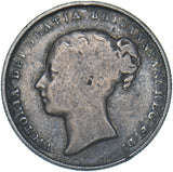 1843 Shilling - Victoria British Silver Coin