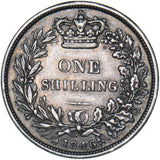 1846 Shilling - Victoria British Silver Coin - Nice