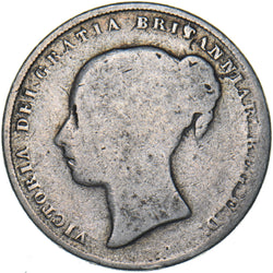 1854 Shilling - Victoria British Silver Coin