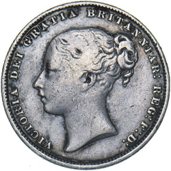 1861 Shilling - Victoria British Silver Coin