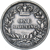 1861 Shilling - Victoria British Silver Coin