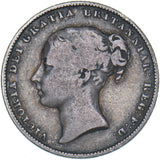 1863 Shilling - Victoria British Silver Coin