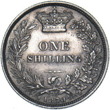 1870 Shilling (Die no. 20) - Victoria British Silver Coin - Nice