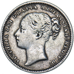 1879 Shilling (Die no. 4) - Victoria British Silver Coin - Nice