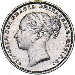 1885 Shilling - Victoria British Silver Coin