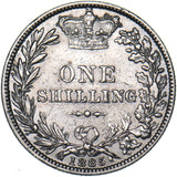 1885 Shilling - Victoria British Silver Coin