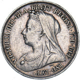 1895 Shilling - Victoria British Silver Coin - Nice