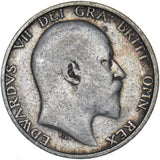 1905 Shilling - Edward VII British Silver Coin