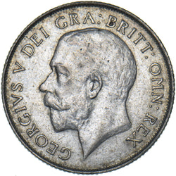 1923 Shilling - George V British Silver Coin - Very Nice