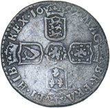 1697 C Sixpence (Chester Mint) - William III British Silver Coin