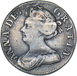 1707 Sixpence (Plumes) - Anne British Silver Coin