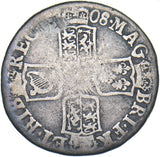 1708 E* Sixpence (Edinburgh Mint) - Anne British Silver Coin