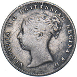 1862 Threepence - Victoria British Silver Coin