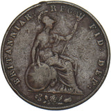 1846 Halfpenny - Victoria British Copper Coin