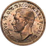 1950 Proof Halfpenny - George VI British Bronze Coin - Very Nice