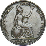 1859 Farthing - Victoria British Copper Coin