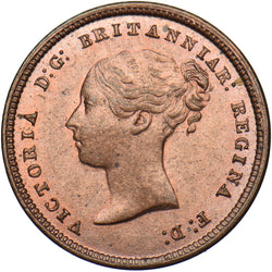 1851 Half Farthing - Victoria British Copper Coin - Superb