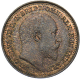 1902 Third Farthing - Edward VII British Bronze Coin - Very Nice