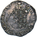 1636-8 Sixpence - Charles I British Silver Hammered Coin - Nice