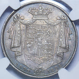 1834 Halfcrown (NGC AU 58) - William IV British Silver Coin - Very Nice