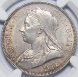 1893 Halfcrown (NGC UNC Details) - Victoria British Silver Coin - Very Nice