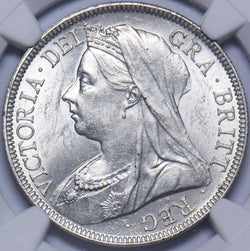 1898 Halfcrown (NGC MS 62) - Victoria British Silver Coin - Superb