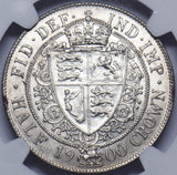 1900 Halfcrown (NGC AU Details) - Victoria British Silver Coin - Very Nice