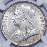 1901 Halfcrown (NGC MS 61) - Victoria British Silver Coin - Very Nice