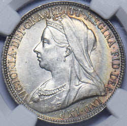 1900 Florin (NGC MS 62) - Victoria British Silver Coin - Superb