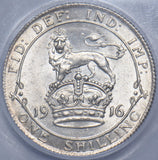 1916 Shilling (CGS UNC 80) - George V British Silver Coin - Superb