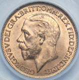 1932 Farthing (CGS UNC 88) - George V British Bronze Coin - Superb