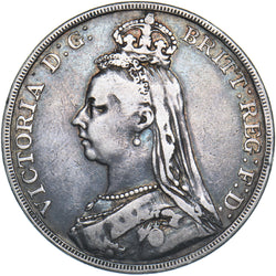 1889 Crown - Victoria British Silver Coin