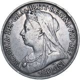 1893 LVI Crown - Victoria British Silver Coin