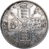 1887 Double Florin (Arabic 1) - Victoria British Silver Coin - Nice