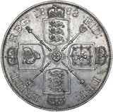 1888 Double Florin - Victoria British Silver Coin - Very Nice