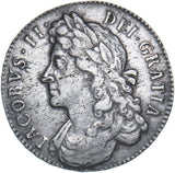 1687 Halfcrown - James II British Silver Coin - Nice