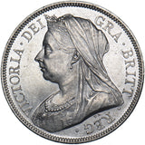 1893 Halfcrown - Victoria British Silver Coin - Superb